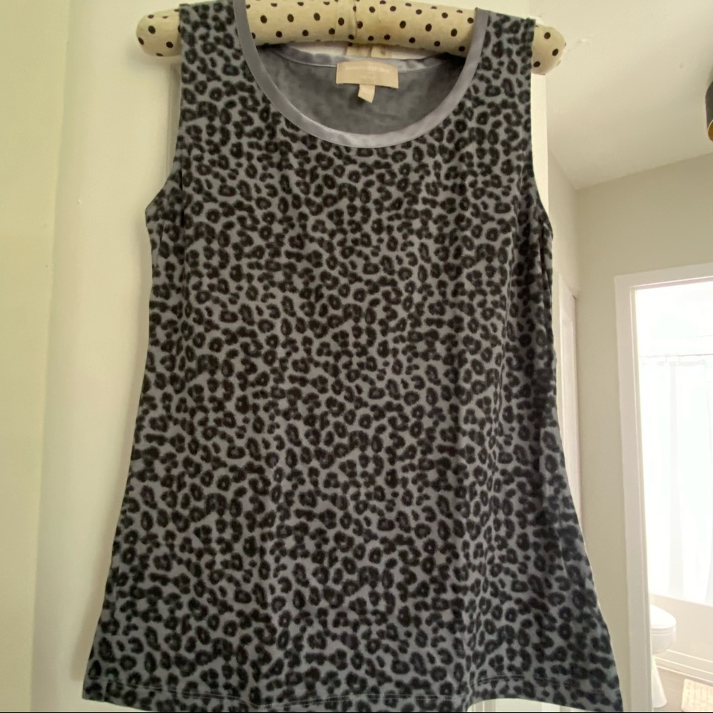 Banana Republic luxe leopard 🐆 tank sz S